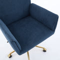 Ts Office Chair Blue Corduroy