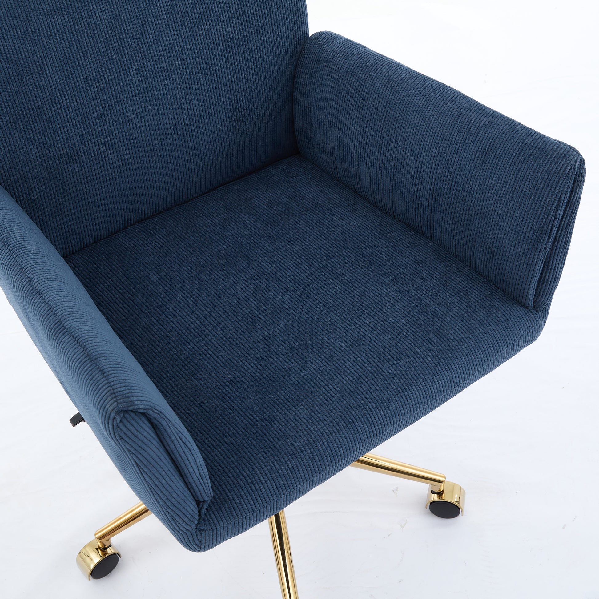 Ts Office Chair Blue Corduroy