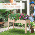 Outsunny Raised Garden Bed With Legs, 48