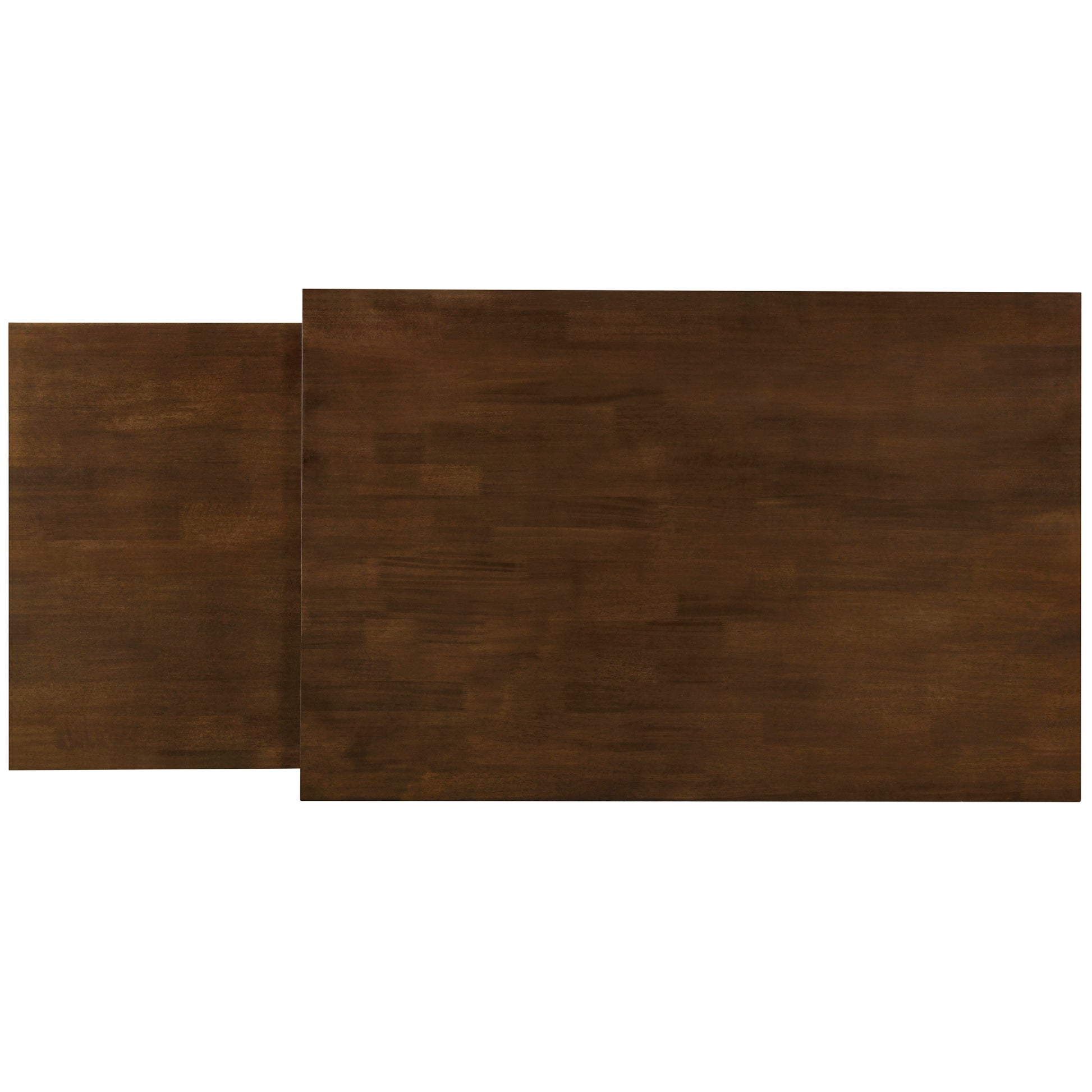 Farmhouse 65" 5 Piece Extendable Dining Table Set With Wheels Kitchen Table Set With 17.7" Pull Out Side Table And Dining Chairs For Small Places, Brown Wood Wood Brown Solid Back Wood Dining Room Solid Wood Rubberwood Rectangular Rectangular Dining