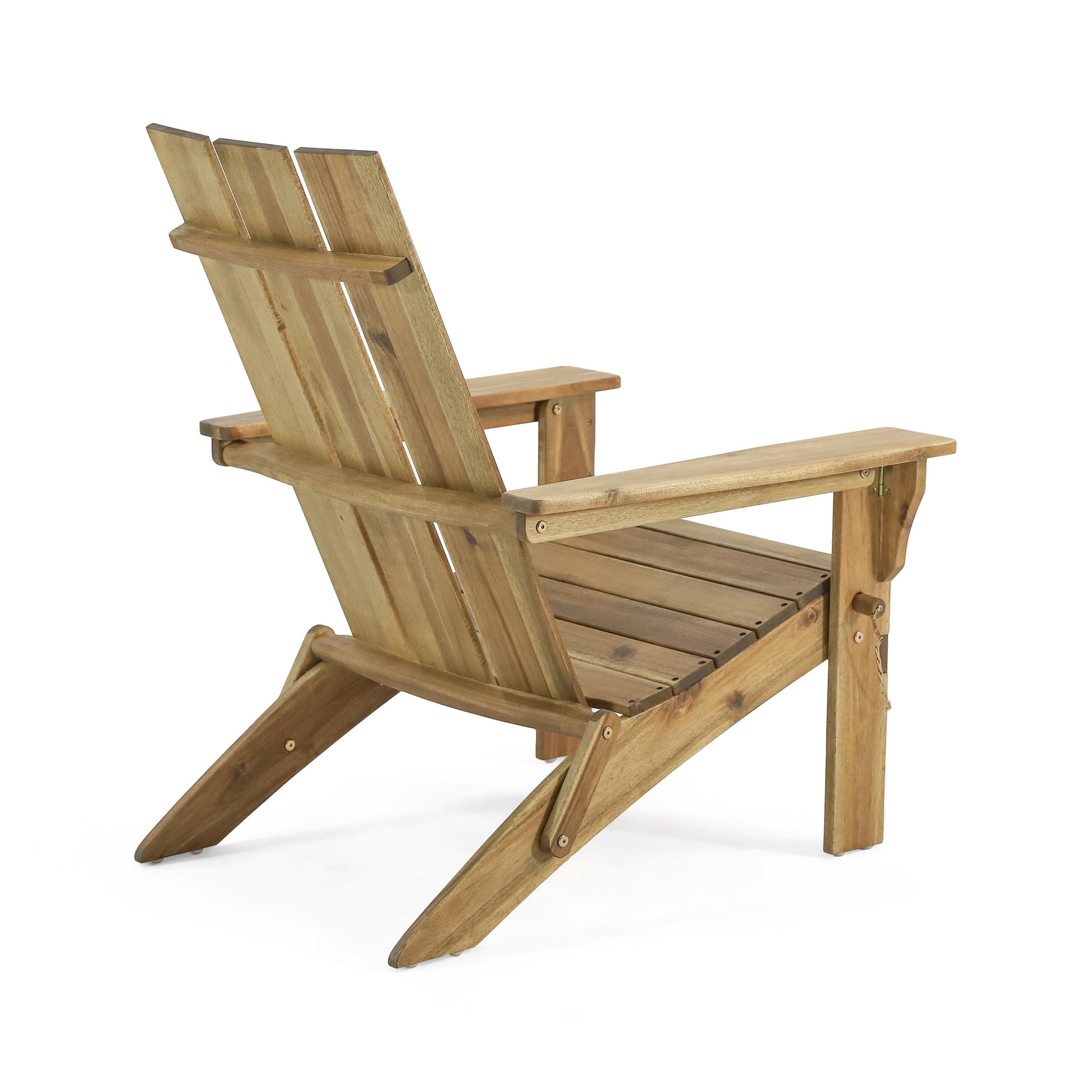 Zuma Foldable Adirondack Chair Natural Wood