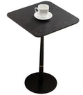Mdf With Metal Feet, Square, Located In Living Space And Lounge Area, Coffee Table, Computer Desk, Black, 15.74