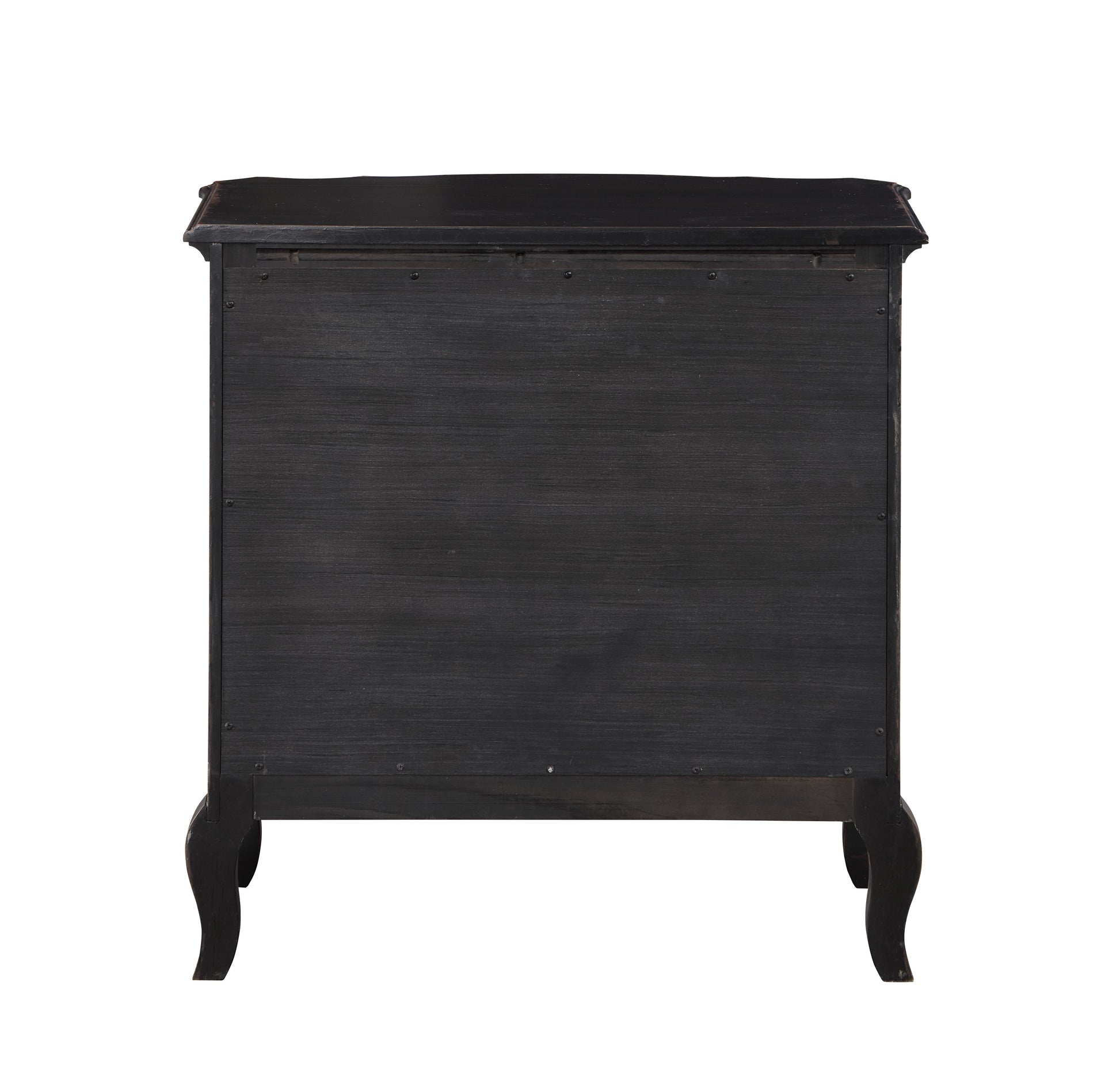 Antique Black 3 Drawer Nightstand Antique Black 3 Drawers Bedroom Rectangle French Country Felt Lined Drawers Antique Solid Wood