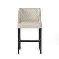 Eaton Barstool Ivory Pu