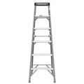 6 Fibreglass Step Ladder Series 250Lbs Grey Fiberglass