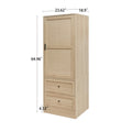 Hall Tree, Storage Cabinet, Suitable For Living Room, Entryway, Bedroom Natural Mdf