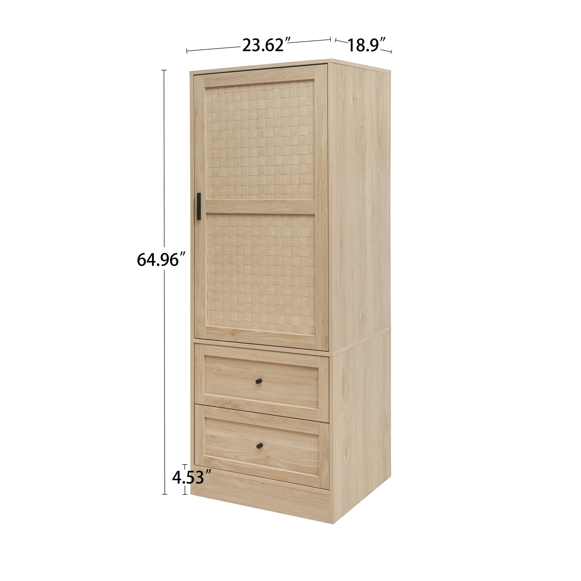 Hall Tree, Storage Cabinet, Suitable For Living Room, Entryway, Bedroom Natural Mdf