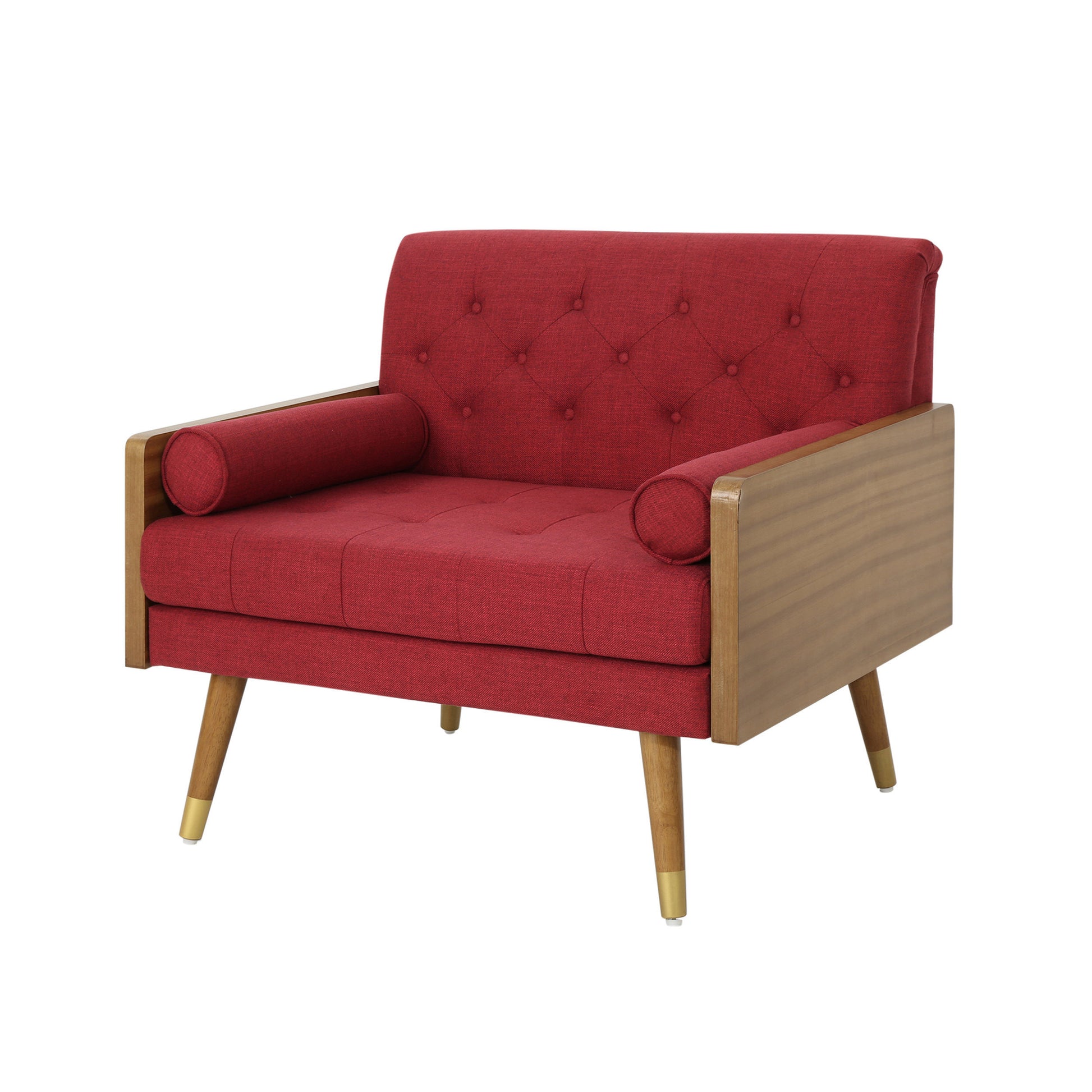 Club Chair Red Fabric