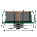 10*16Ft Trampoline Green Steel