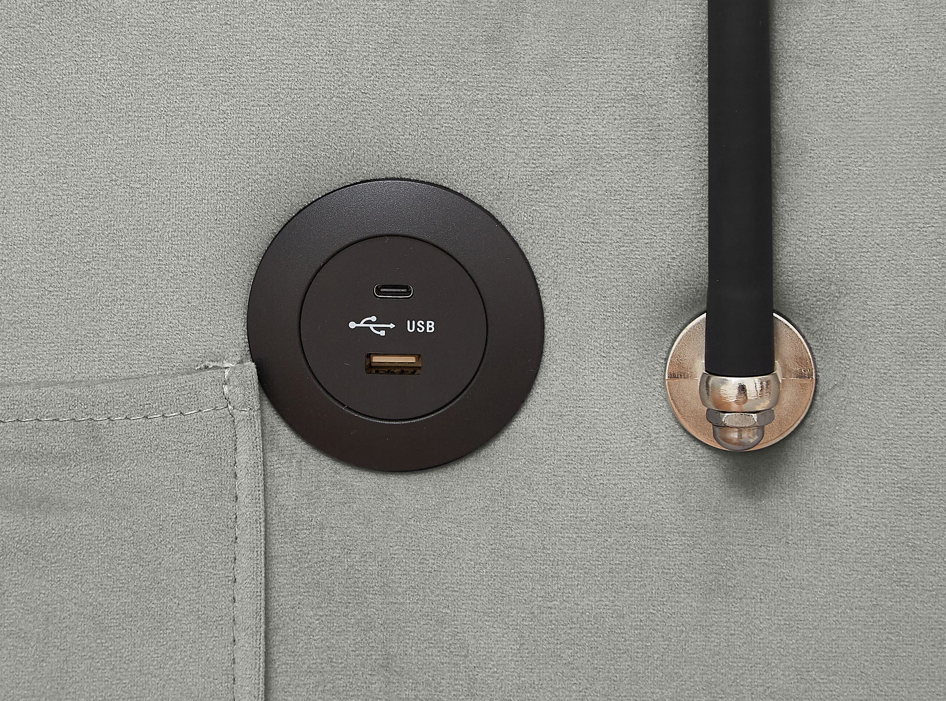 1 Versatile Foldable Sofa Bed In 3 Lengths, Modern Sofa Sofa Sofa Velvet Pull Out Bed, Adjustable Back And With Usb Port And Ashtray And Swivel Phone Stand Grey Gray Eucalyptus Solid Wood Mdf Resin 2 Seat