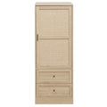 Hall Tree, Storage Cabinet, Suitable For Living Room, Entryway, Bedroom Natural Mdf