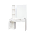 Salon Station Barber Stations Styling Station Barber Beauty Spa Salon Equipment Set With Mirror White Mdf