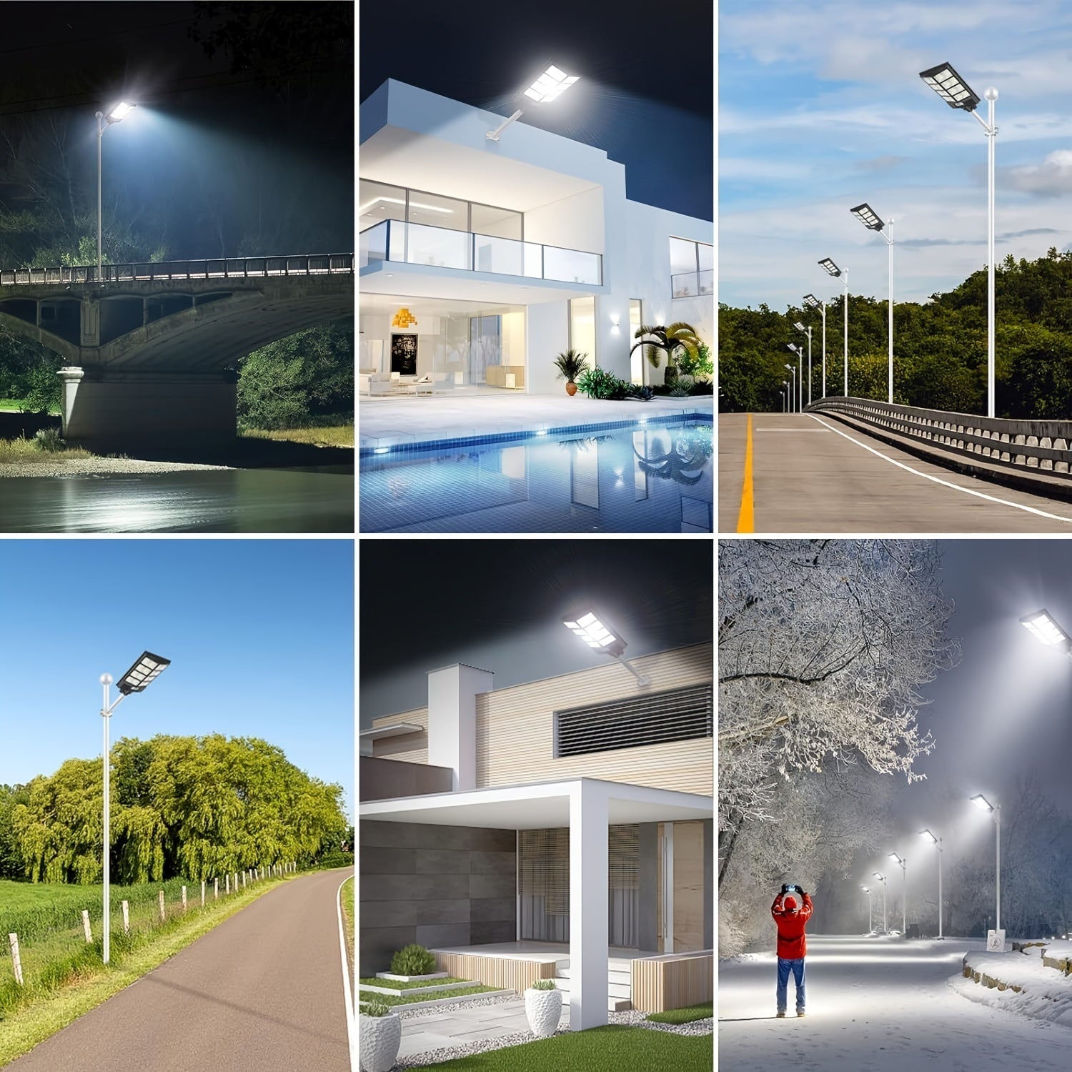 Solar Street Lights Outdoor,800Pcs Super Bright Led Beads Commercial Parking Lot Light, Dusk To Dawn Solar Security Flood Lights Motion Sensor Solar Led Lamp For Basketball Court, Road, Playground Black Blue Modern,Sporty,Vintage Metal