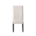 Hanford Dining Chair Ivory Pu Leather