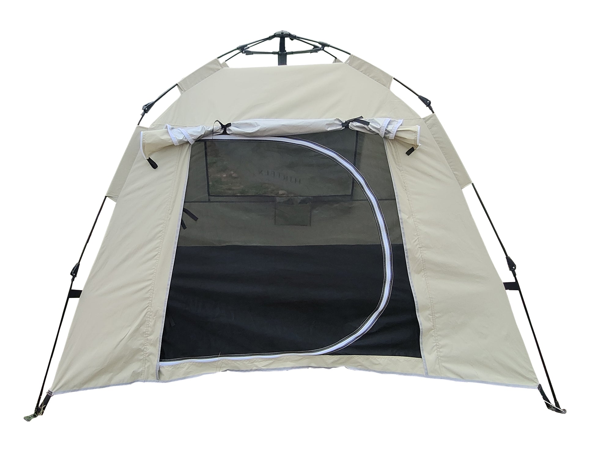 Tent, Quick Opening Automatic Tent, Waterproof And Uv Resistant Tent, Suitable For 2 3 People Camping, Picnic, Outdoor Travel Tent Beige Beige Classic Polyester
