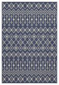 Sunshine Gc Har2019 Blue 7 Ft. 10 In. X 10 Ft. 3 In. Indoor Outdoor Area Rug Blue Polyester Polypropylene