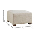Modular Ottoman Linen Polyester