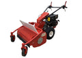 Professional Commercial Rotary Lawn Mower For High And Thick Grass Red Iron