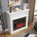 Electric Fireplace With Mantel,Fireplace Mantel Surround With 23