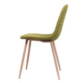 Dining Chair Green Fabric