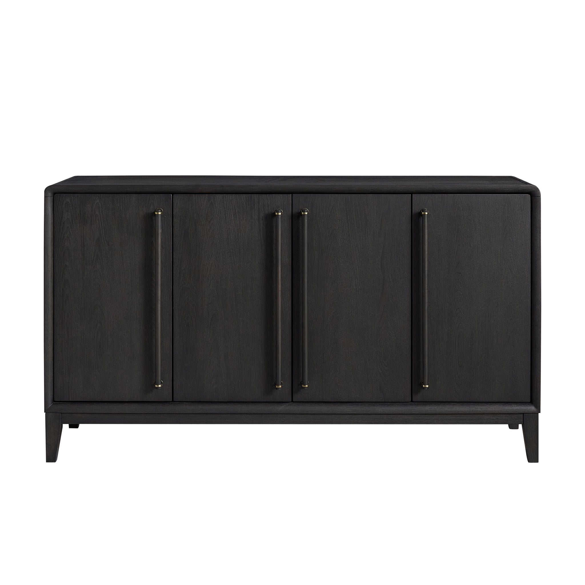 Peppercorn Server Black Solid Wood Mdf