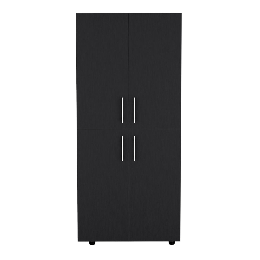 White 4 Door Armoire Black Bedroom Melamine