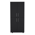 White 4 Door Armoire Black Bedroom Melamine