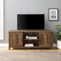 Classic Grooved Door Tv Stand For Tvs Up To 65