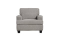 Andie Gray Accent Chair Gray Foam Engineered Wood