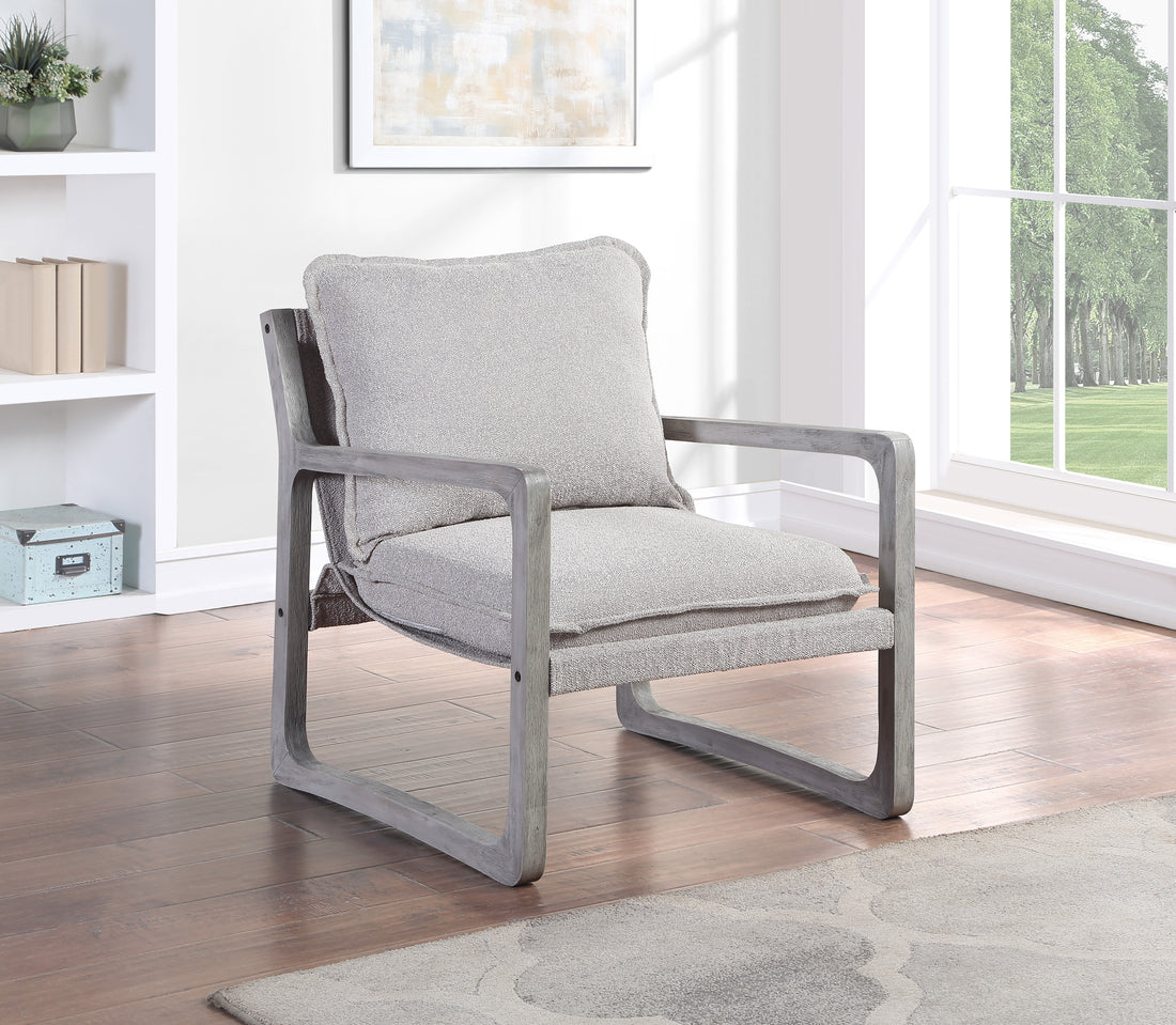 Kai Accent Chair Set Of 2 Gray Dark Gray Iron