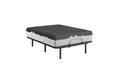 Goodvibesleep 13 Inch Soothe Hybrid Foam And Coil Mattress, Twin Xl Size Gray Foam Twin Xl