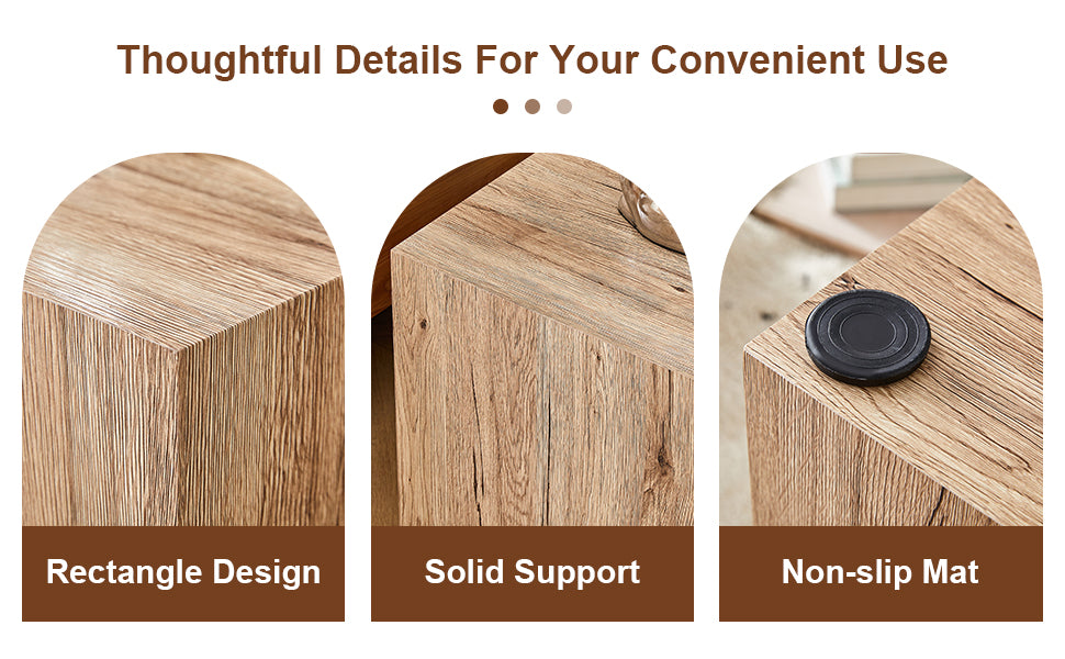 Elevate Your Living Space With This Modern Mdf Coffee Table That Showcases Smooth, Light Wood Color Texture Patterns. It Is Characterized By Stylish Design. Wood Mdf