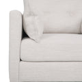 Club Chair Beige Fabric