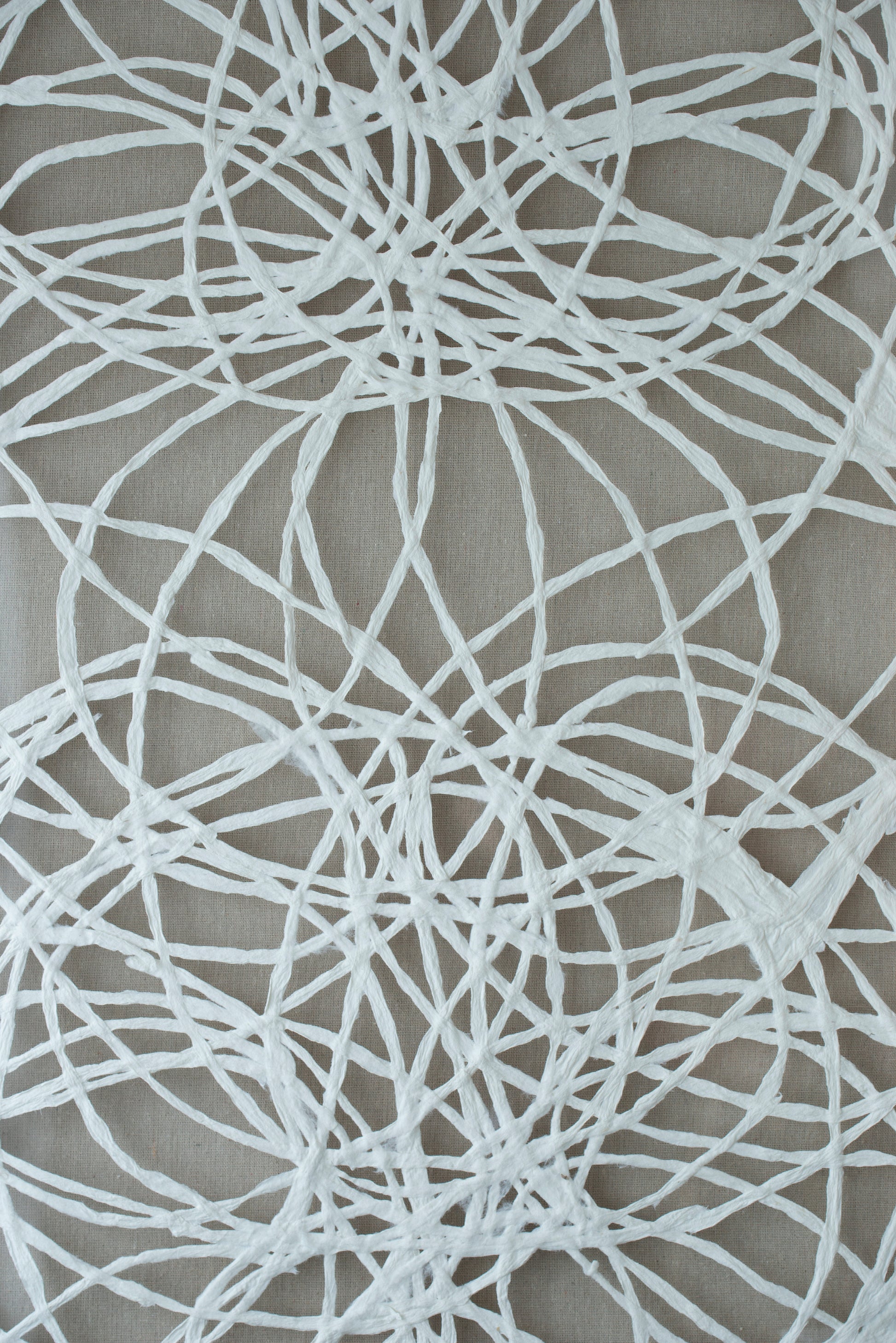 S 2 Leaf Shadow Box Wall D Cor, 23.5X1X35.5" White Gray Paper