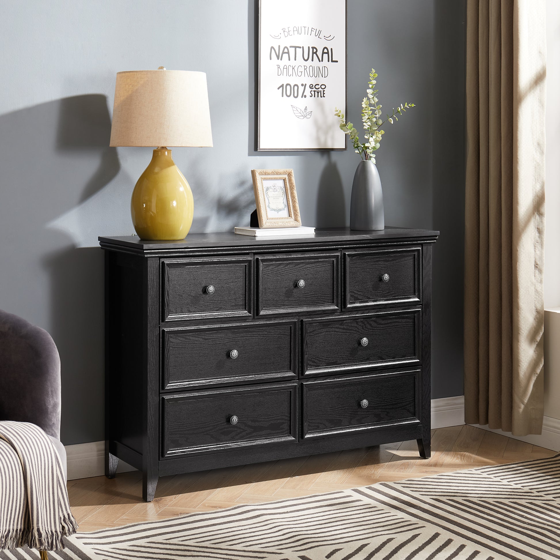 Modern 7 Drawers Dresser 7 Drawers Cabinet,Chest Of Drawers Closet Org Modern 7 Drawers Dresser 7 Drawers Cabinet,Chest Of Drawers Closet Org
