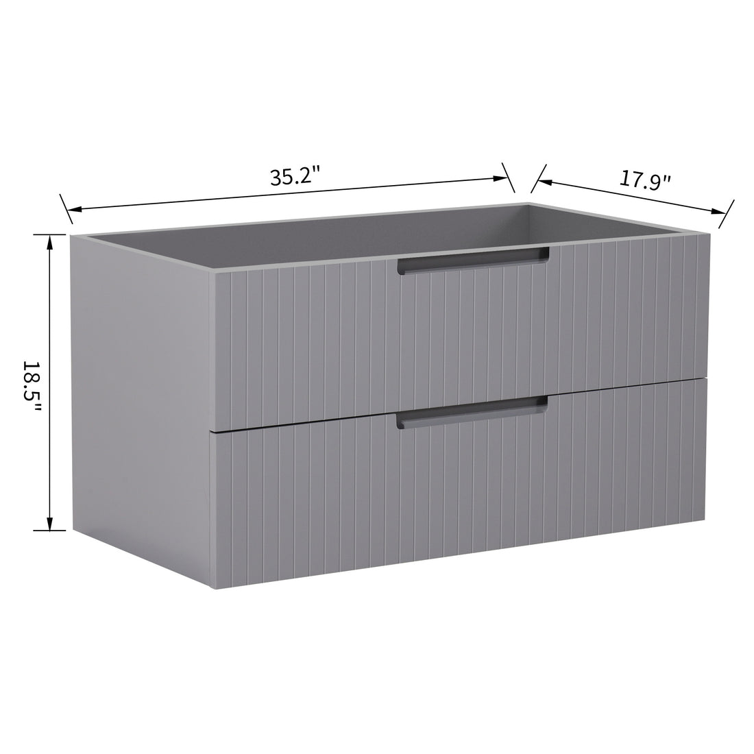 Hk2301 36 Gy Cabinet Grey Mdf