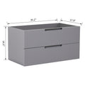 Hk2301 36 Gy Cabinet Grey Mdf