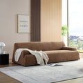 Wks9 Camel Sofa, Modern Simplicity, Durable Fabric, Solid Wood Frame, High Density Sponge Filler Camel Fabric 3 Seat