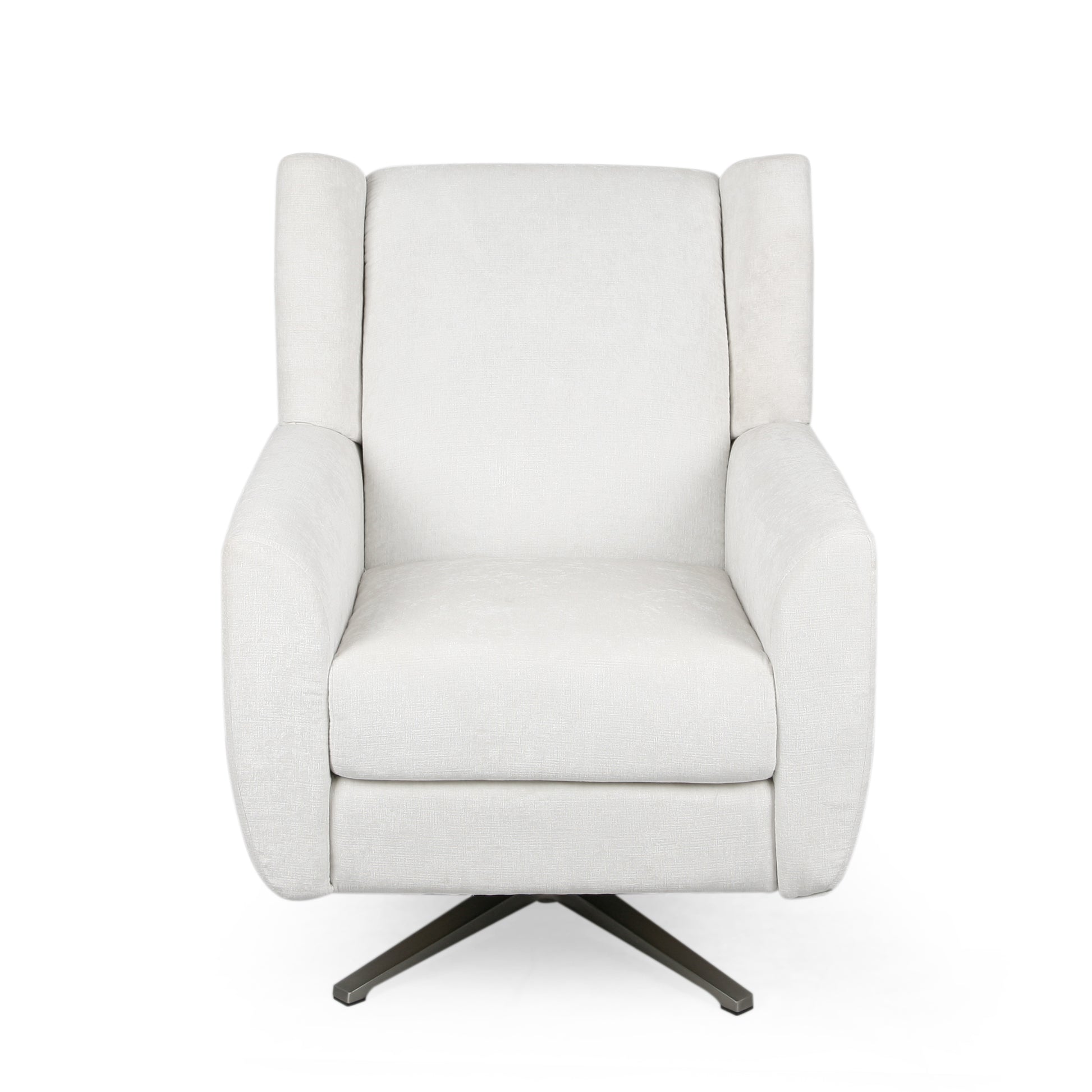 Swivel Chair Ivory Fabric