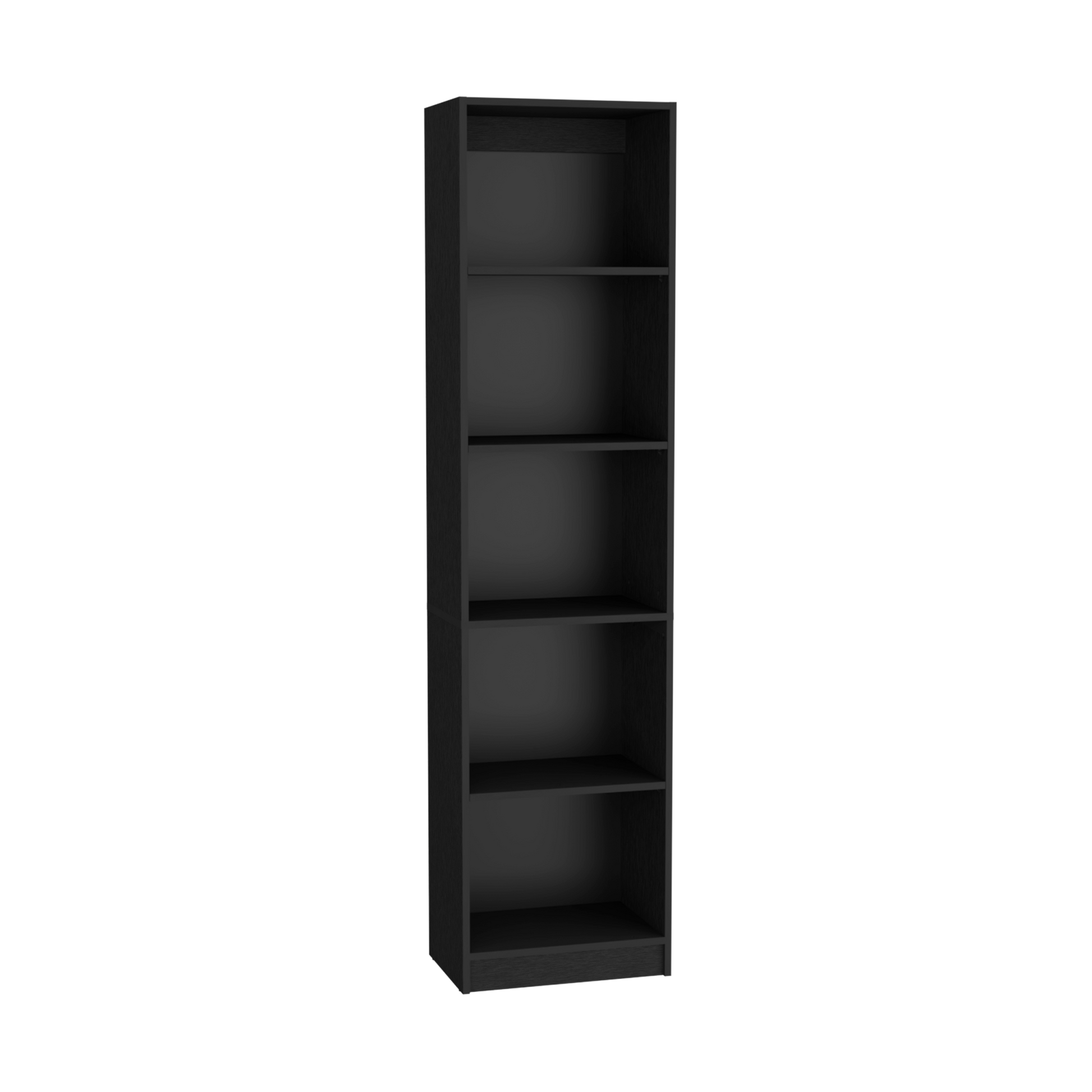 Davie 3 Piece Home Bookcase Set, 60" Wide With 14 Shelvesliving Room Set Set Black Freestanding 5 Or More Shelves Black Office Particle Board