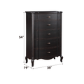 Chelmsford Chest, Black Antique Finish Bd02300 Antique Black Wood