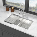 Double Bowl 50 50 Undermount Sink 36