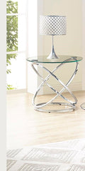 Modern Metal Cocktail Table Set Contemporary Cocktail Table Set Chrome Stainless Steel