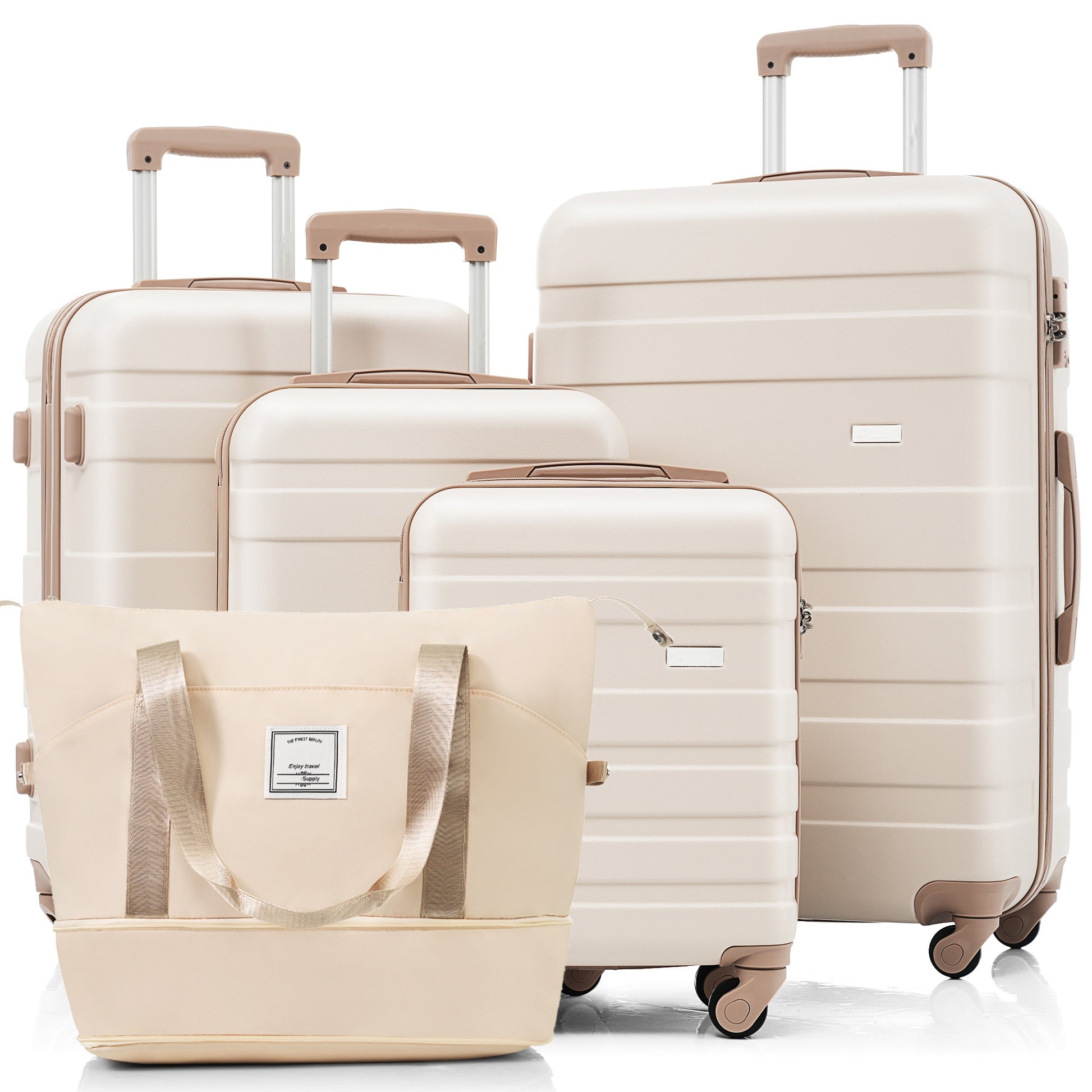 Piece Luggage Set With Expandable Travel Bag Includes 16