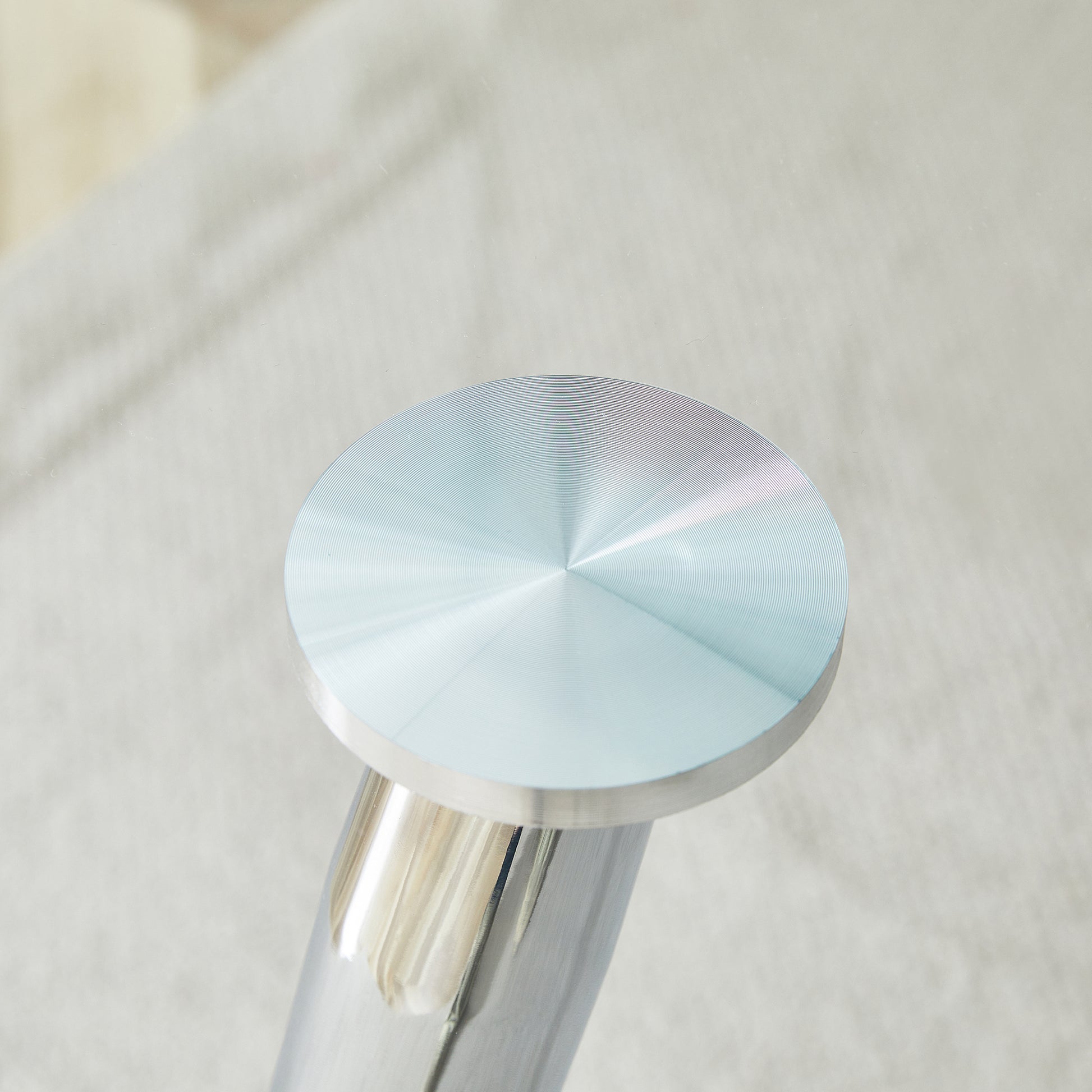 Table And Chair Set.Modern Rectangular Glass Dining Table With Tempered Glass Countertop And Silver Metal Legs, Paired With Multiple Transparent High Quality Pet Dining Chairs With Silver Legs. Silver Seats 8 Tempered Glass