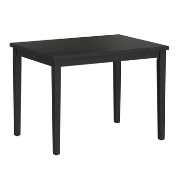 Quaint Black Gathering Height Table Black Engineered Wood