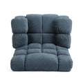 Massage Recliner Charcoal Fabric