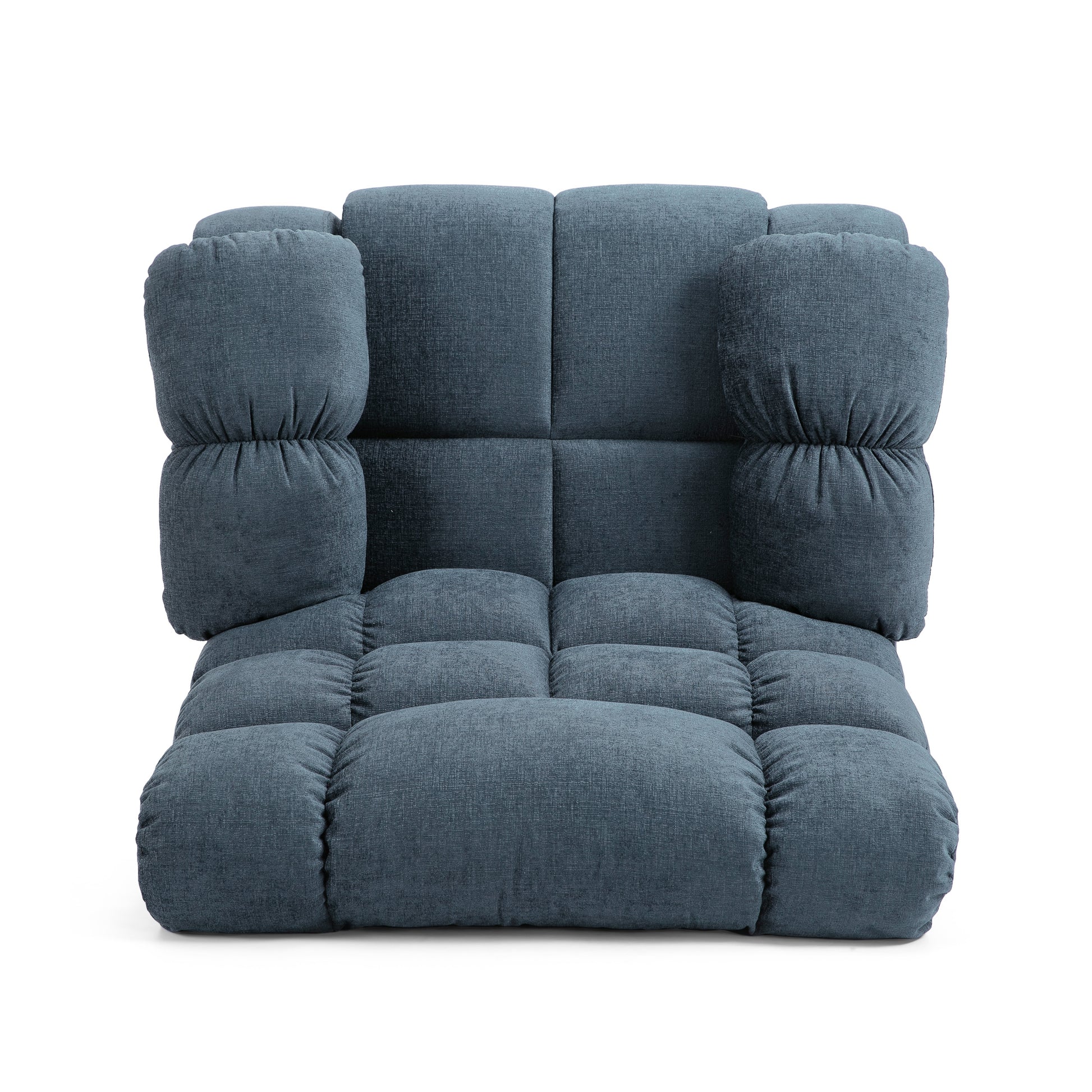 Massage Recliner Charcoal Fabric