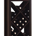 Wenge Wine Cabinet With 1 Drawer And Stemware Rack Wenge Kitchen Wood