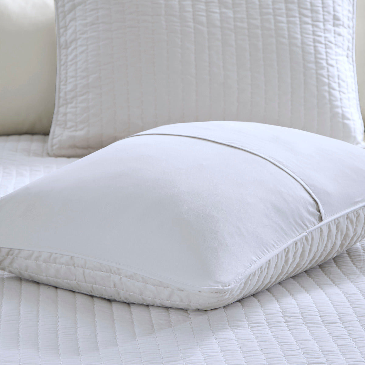 3 Piece Quilt Set White Full Queen Full White Cotton